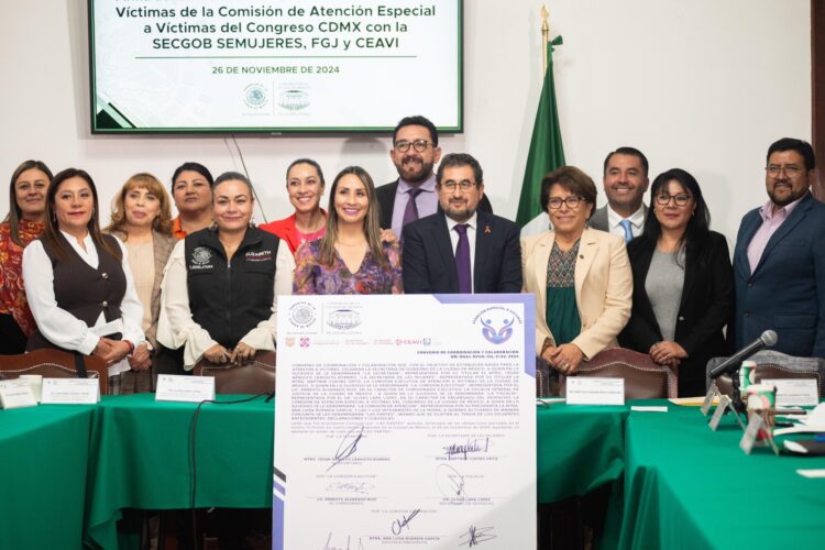 Martha Avila firma convenio de Colaboración para Atención a Víctimas