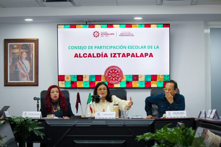 Aleida Alavez encabeza instalación del Consejo de Participación Escolar de Iztapalapa