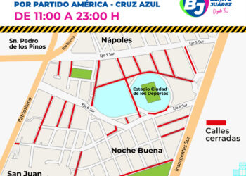 Operativo de seguridad para el América vs Cruz Azul