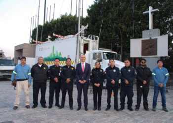 Más de 200 cámaras y dos unidades móviles del C5 cuidan a peregrinos