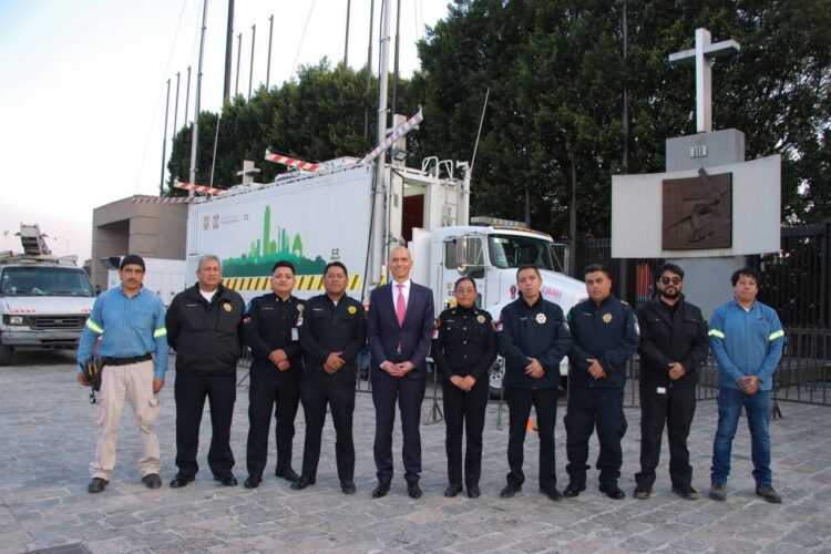 Más de 200 cámaras y dos unidades móviles del C5 cuidan a peregrinos