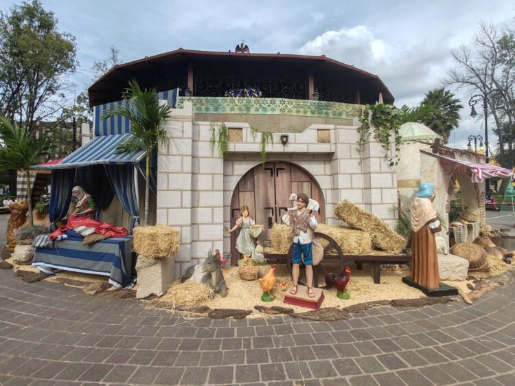 Nacimiento monumental en Coyoacán