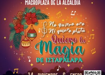 La magia de la Navidad llega a Iztapalapa con pista de hielo y villas navideñas