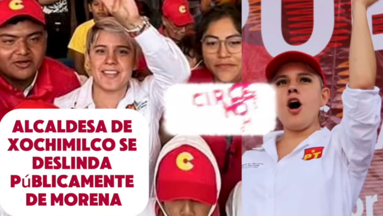 Morena le hace el feo a Circe en Xochimilco