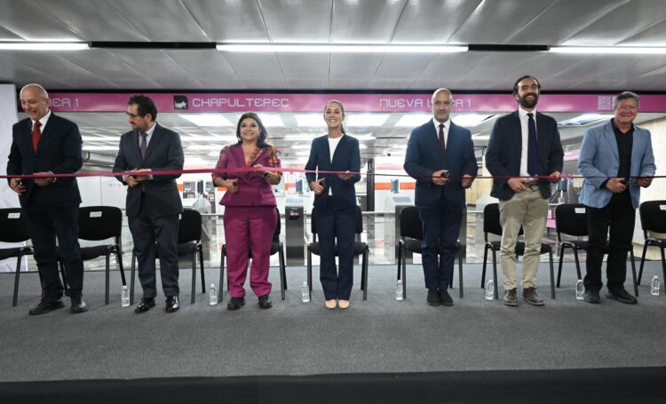 Sheinbaum supervisa reapertura de L1 del Metro