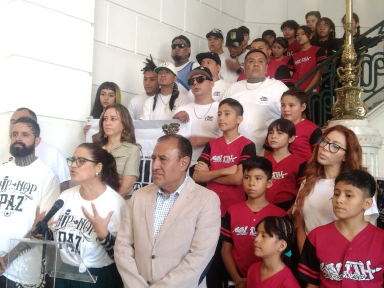 Arman baile de «Hip Hop por la Paz» en el Congreso CDMX