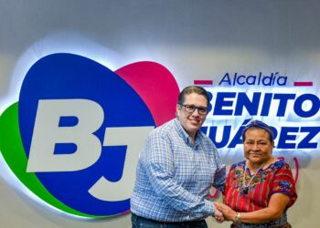 Luis Mendoza y Rigoberta Menchú impulsan cultura de paz en Benito Juárez