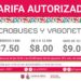 Aumenta $1.50 la tarifa del transporte público en la CDMX