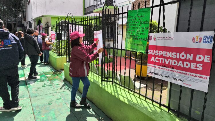 Alcaldía Cuauhtémoc suspende guarderías del IMSS por irregularidades