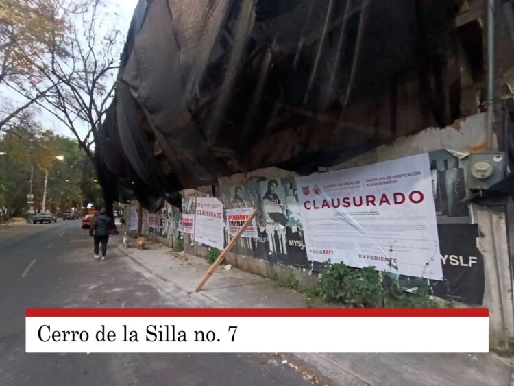 Clausura Coyoacán obras ilegales