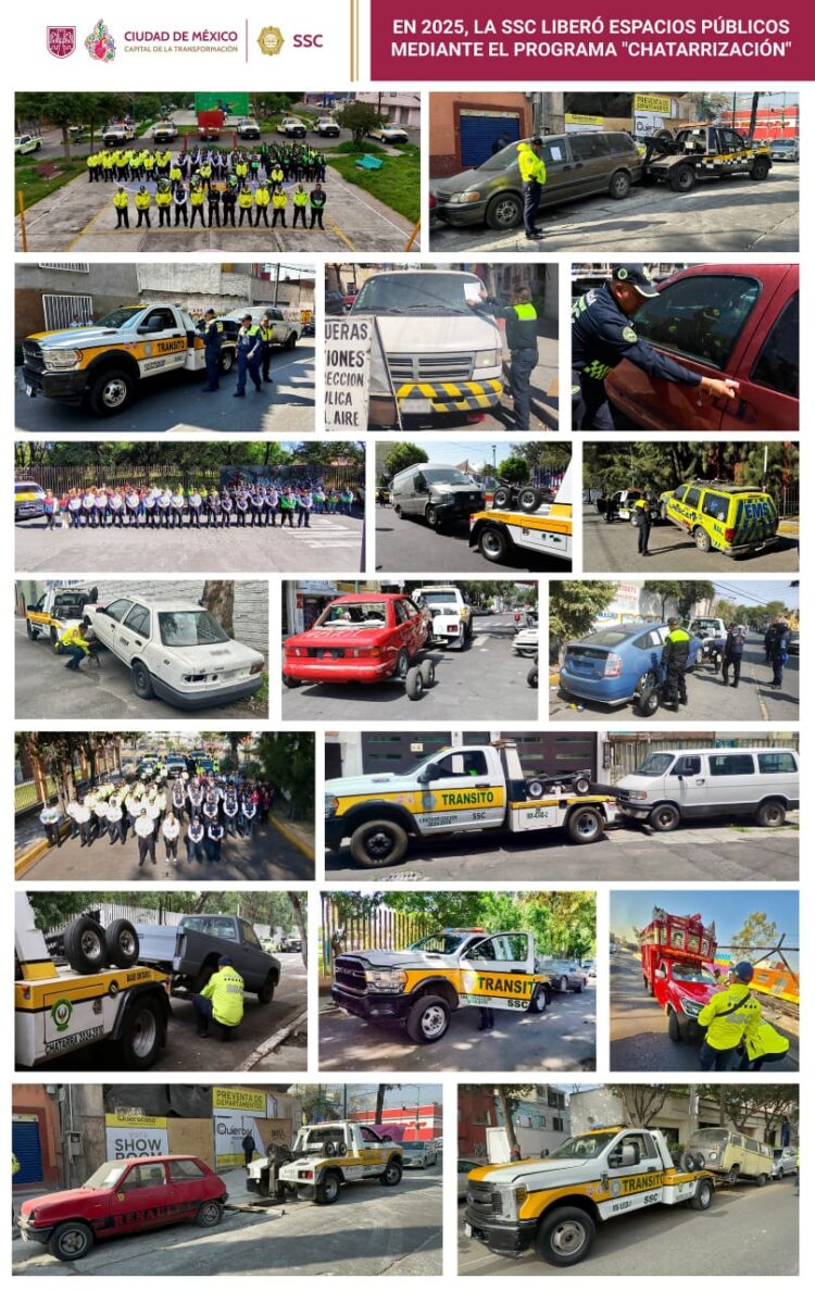 Cuauhtémoc, Iztapalapa y Benito Juárez encabezan retiro de vehículos abandonados en CDMX