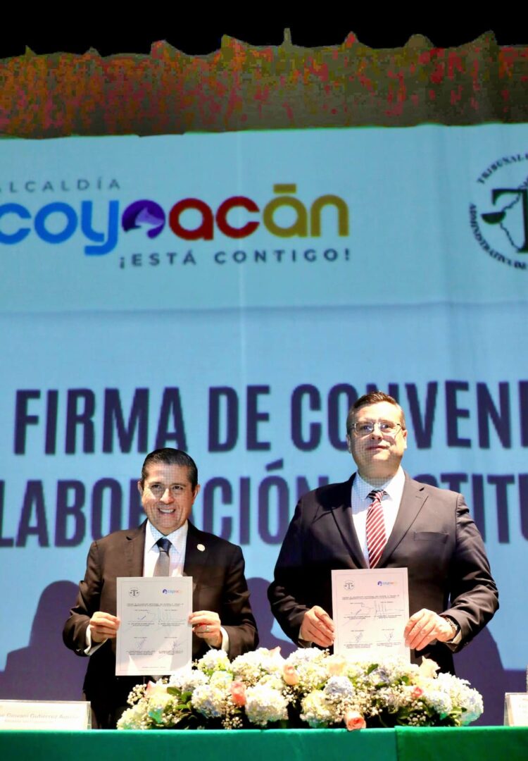 Alcaldía Coyoacán y TJACDMX firman por 1a vez convenio de colaboración