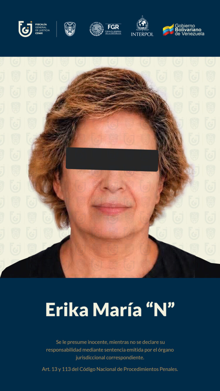 De Polanco a Venezuela: detienen a presunta feminicida tras huir del país; inicia proceso para traerla a CDMX