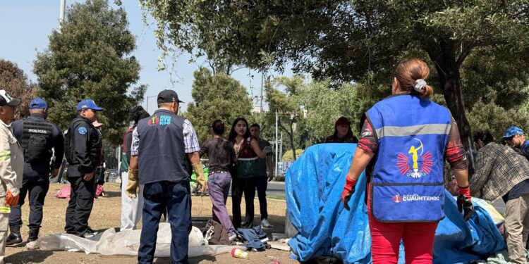 Refuerzan brigadas en Cuauhtémoc para liberar calles y atender reportes vecinales