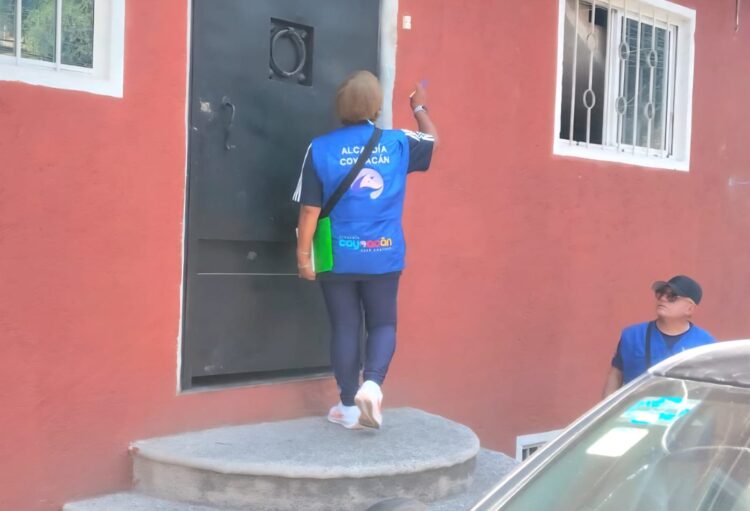 AVANZA COYOACÁN EN CENSO VEHICULAR EN COLONIAS ALEDAÑAS AL ESTADIO AZTECA