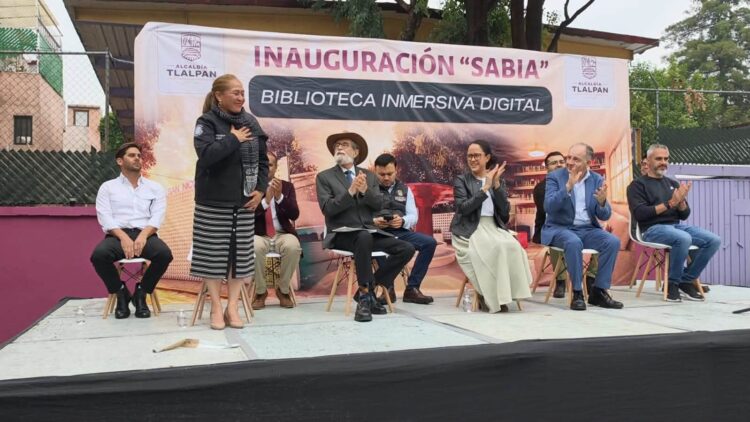 Paulina Pérez destaca apertura de Biblioteca SABIA; buscan cerrar la brecha digital en Tlalpan