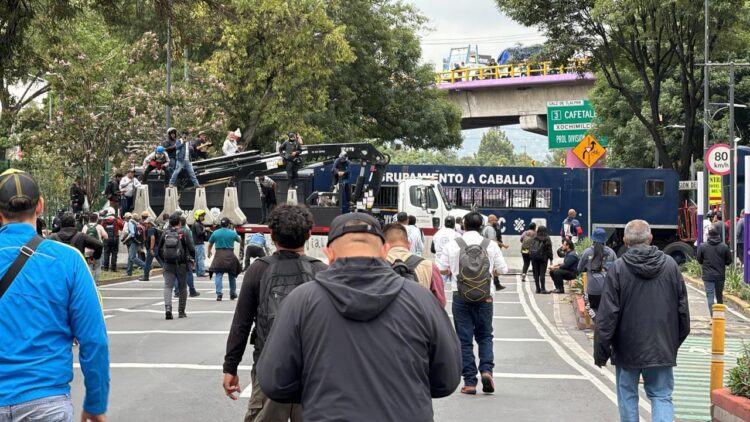 Clara Brugada blinda Tlalpan ante marcha de la CNTE; crece la presión al Gobierno Federal