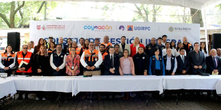 Coyoacán fortalece la prevención y la coordinación en materia de Protección Civil