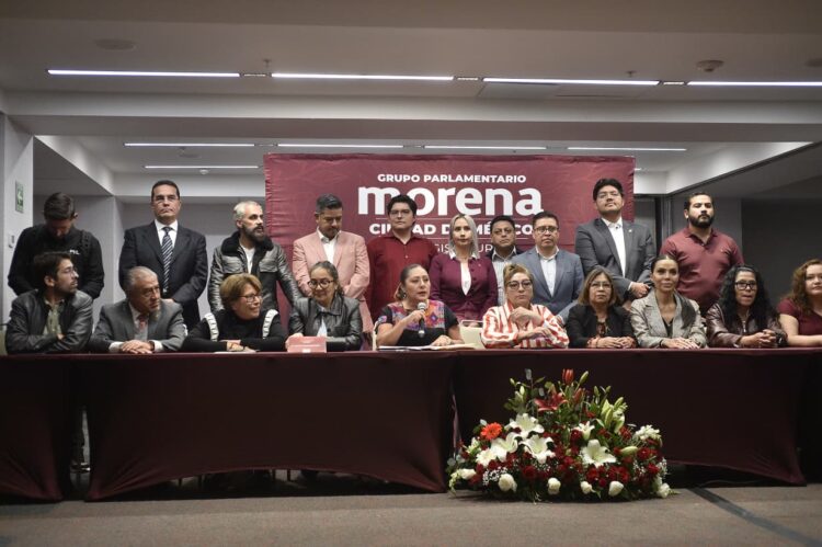 Morena marca territorio en el Congreso CDMX
