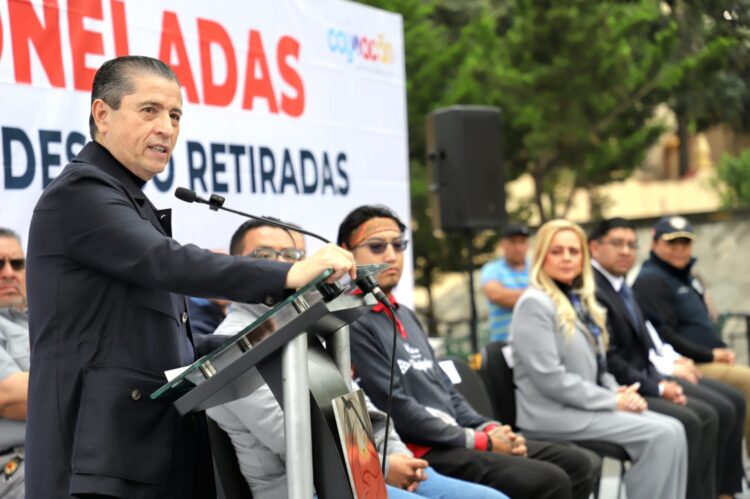 Se retiran 100 toneladas de cableado en desuso en Coyoacán
